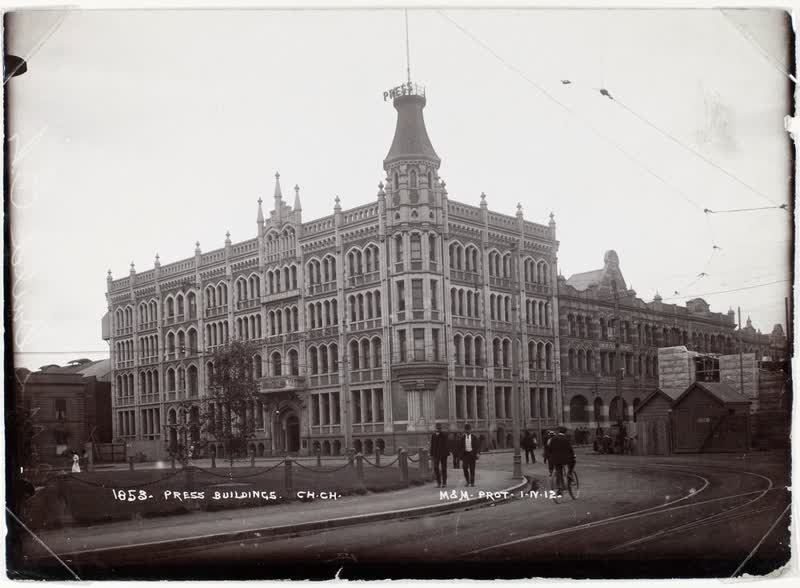 Press Buildings, Christchurch, 1912
