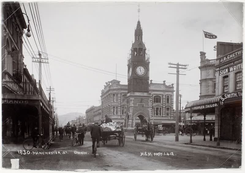 Manchester St, Christchurch, 1912