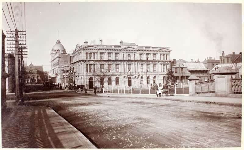 Worcester Boulevard, Christchurch, 1912