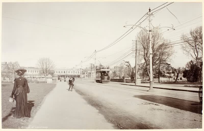 Colombo Street - Christchurch, 1900