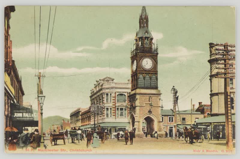 Manchester Street, Christchurch, 1905