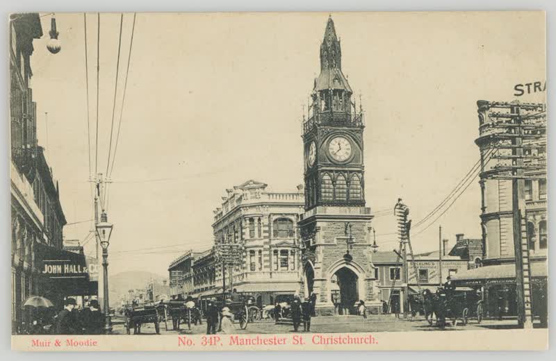 Manchester Street, Christchurch, 1905