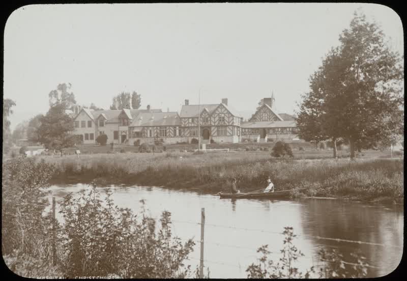 The Hospital, Christchurch, 1880