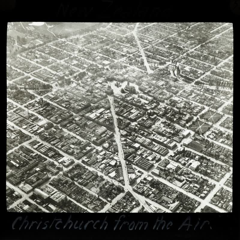 Christchurch from the Air, 1920