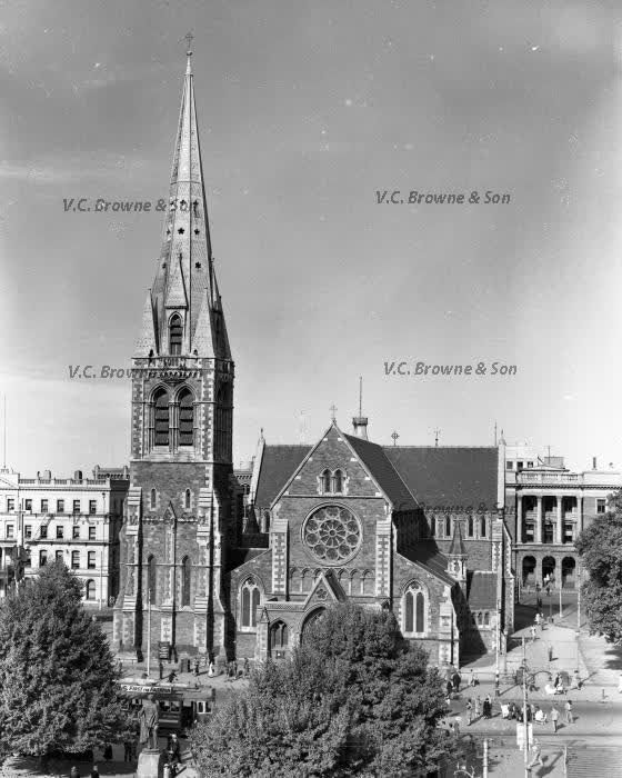 Cathedral Square - Christchurch (PB1901/7), 1939