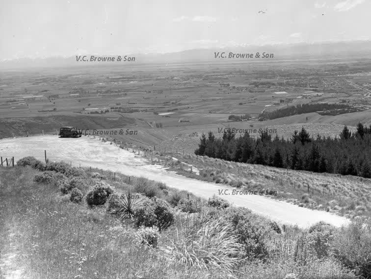 Christchurch from the Summit Road (PB2001/2), 1939