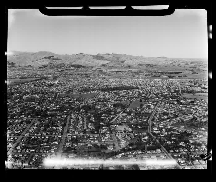 Christchurch, Canterbury, 1957