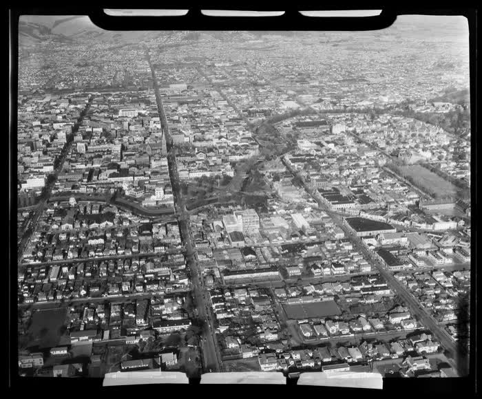 Christchurch, Canterbury Region, 1958