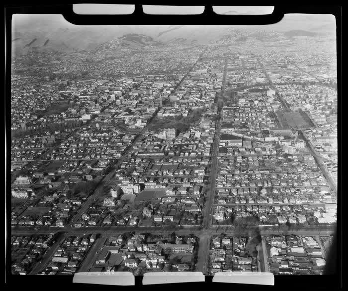 Christchurch, Canterbury Region, 1958