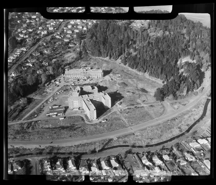 Christchurch Hospital, Christchurch, Canterbury Region, 1958