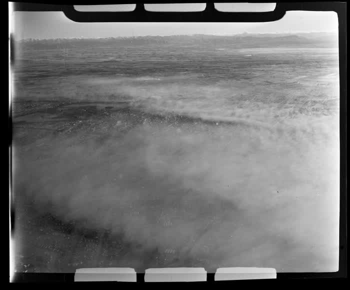 Smog in Christchurch, Canterbury Region, 1958