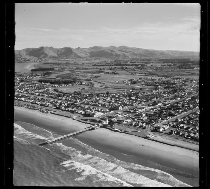 New Brighton, Christchurch, Canterbury Region, 1959