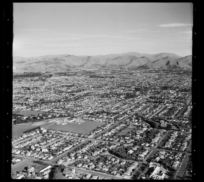 Shirley, Christchurch, Canterbury Region, 1959
