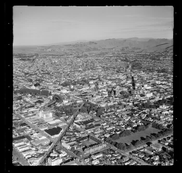 Christchurch, Canterbury Region, 1959