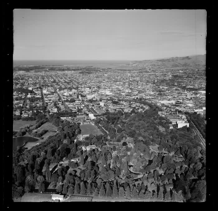 Christchurch Botanic Gardens, Canterbury Region, 1959