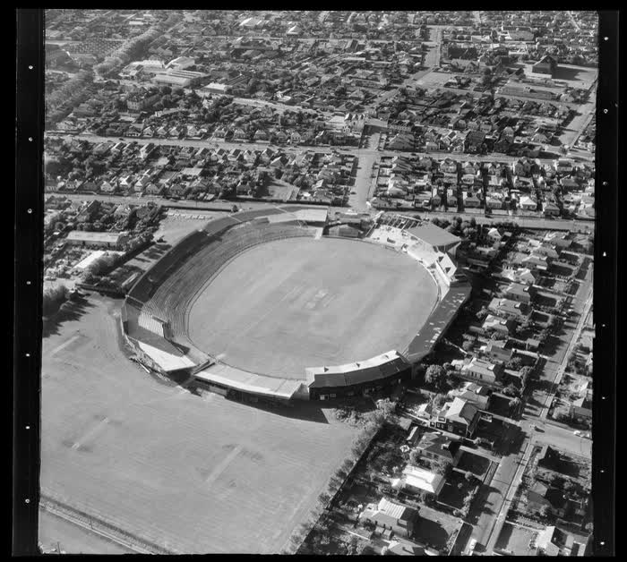 Lancaster Park, Sydenham, Christchurch, Canterbury Region, 1959