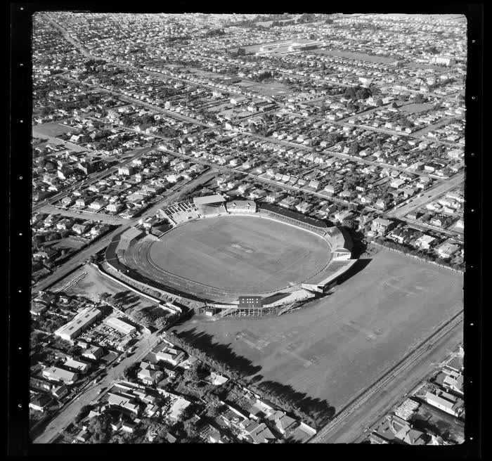 Lancaster Park, Sydenham, Christchurch, Canterbury Region, 1959