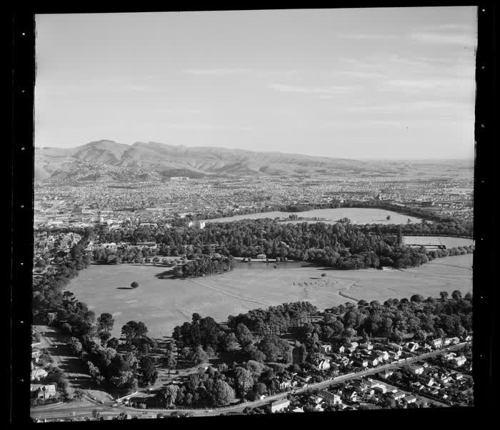 Hagley Park, Christchurch, Canterbury Region, 1959