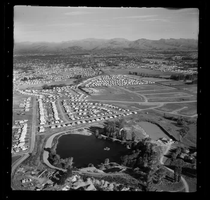 Bryndwr Lake, Christchurch, Canterbury Region, 1959