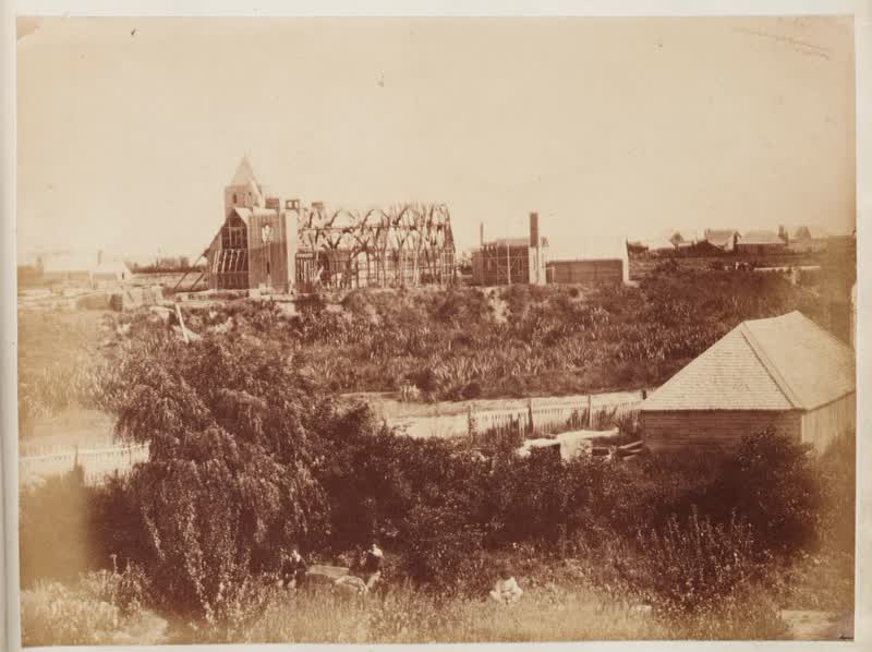 Christchurch Government Buildings, 8am, 1859