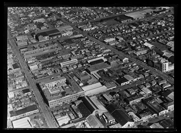 Aulesbrooks and Company biscuit factory, Christchurch, Canterbury Region, 1959