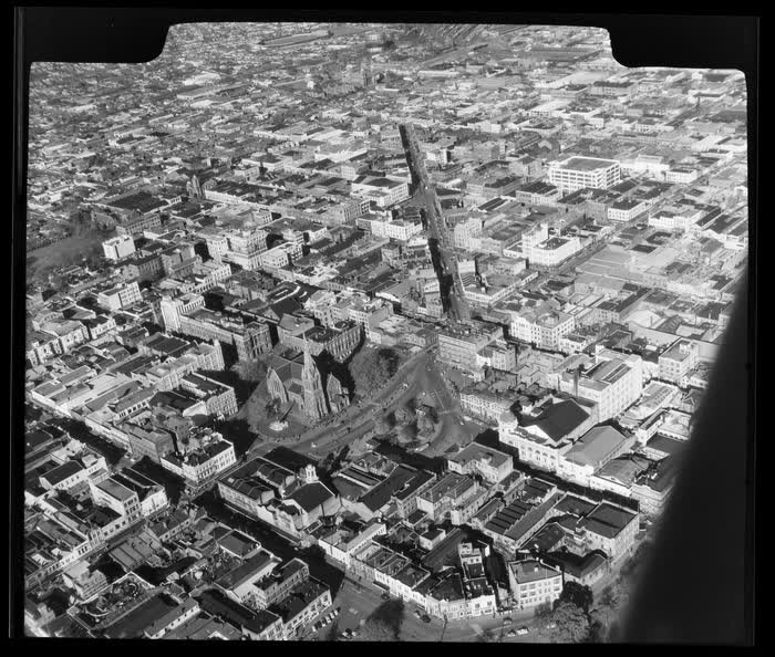 Cathedral Square, Christchurch, 1959