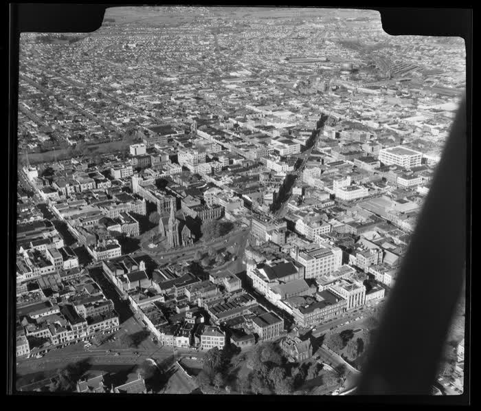 Cathedral Square, Christchurch, 1959