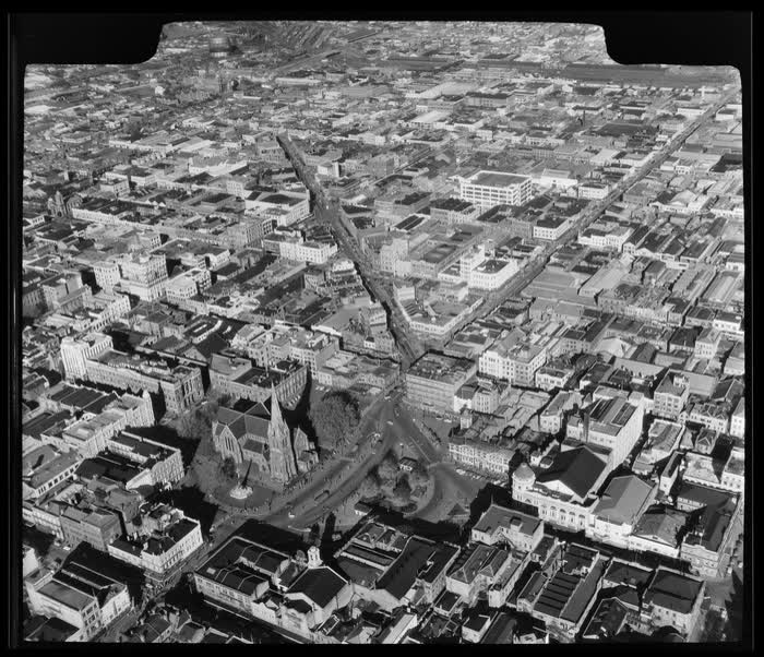 Cathedral Square, Christchurch, 1959