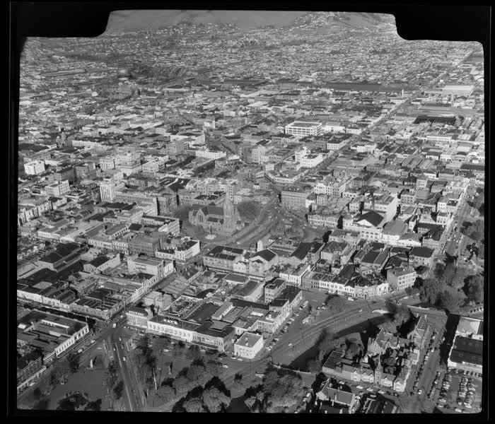 Cathedral Square, Christchurch, 1959