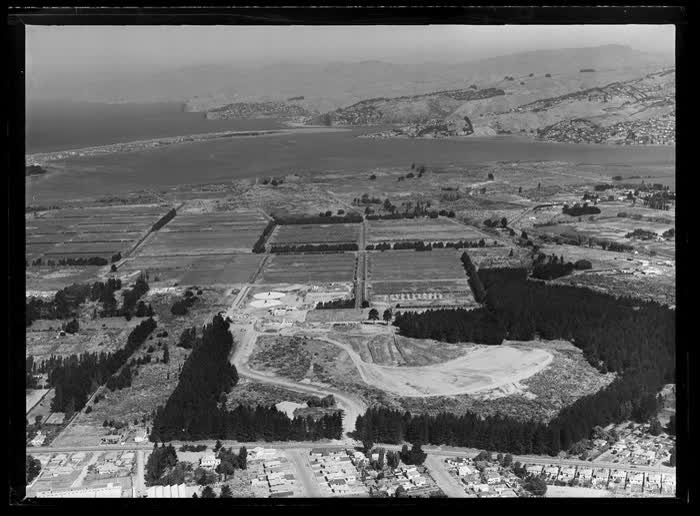 Drainage at Heathcote Estuary, Christchurch City, 1959
