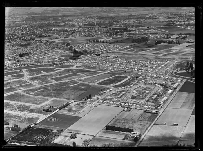 Housing in Papanui, Christchurch City, 1959