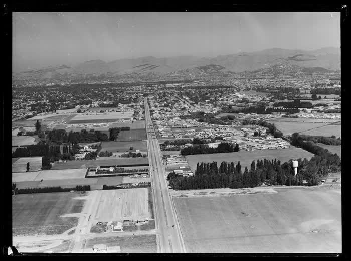 Memorial Avenue, Burnside, Christchurch City, 1959