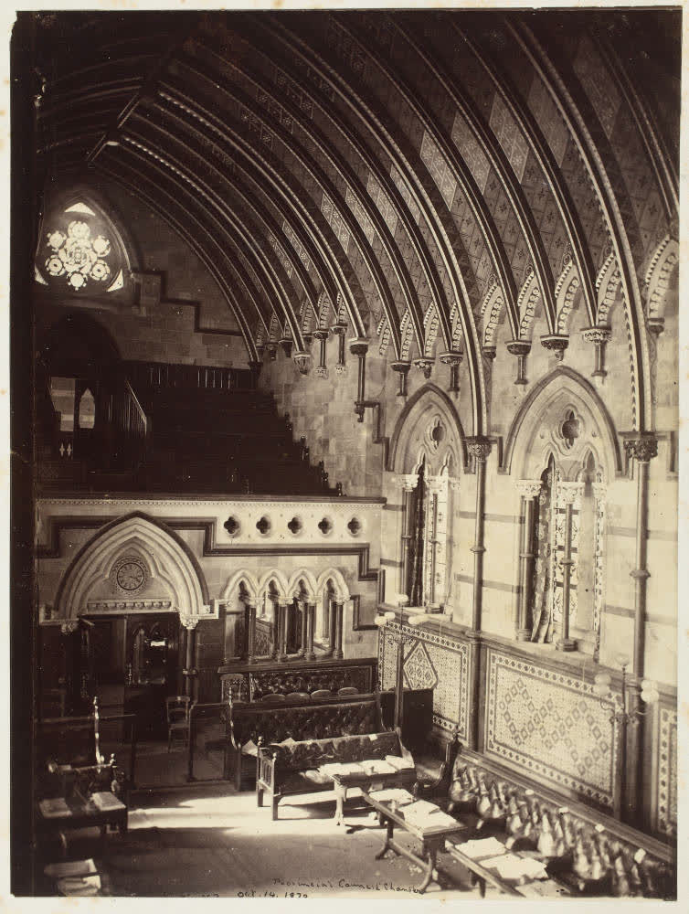 Provincial Council Chamber, Christchurch, 1870, 1870