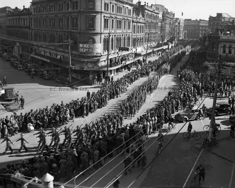 2nd Echelon NZ expediationary forces marching c... (PB2104/4), 1940