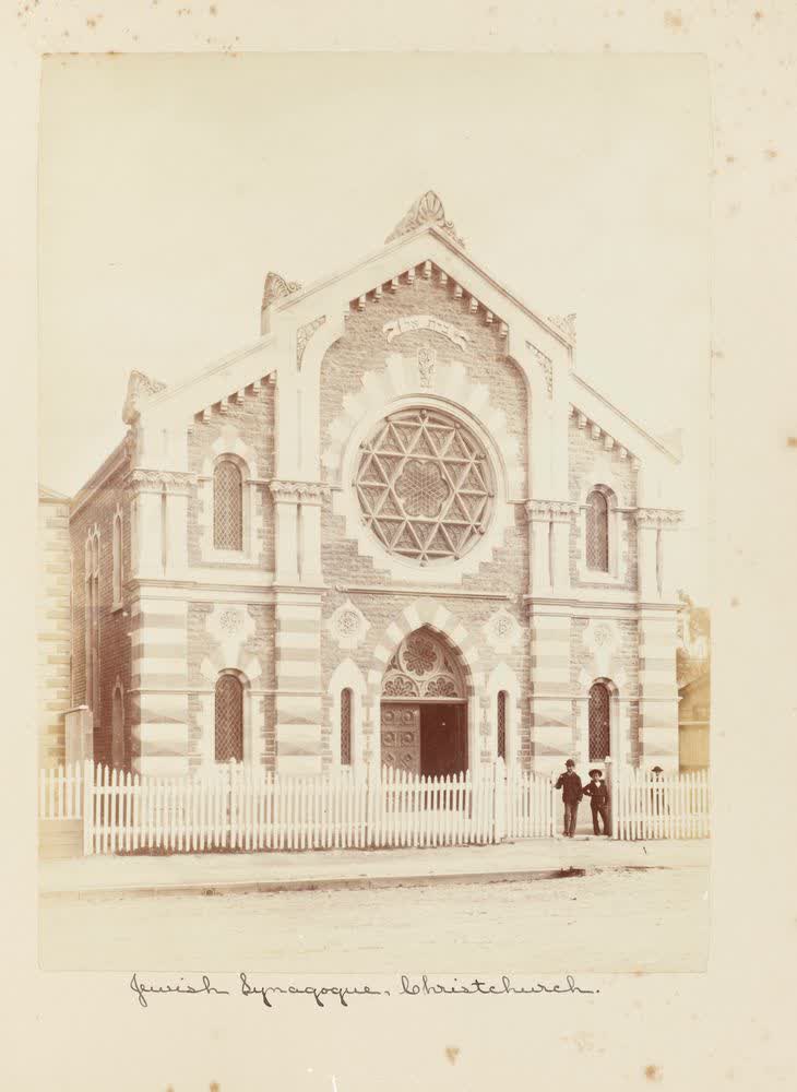 Jewish Synagogue, Christchurch. From the album: New Zealand album, 1880