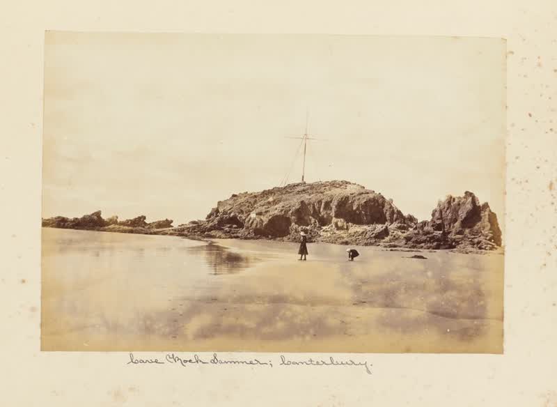 Cave Rock, Sumner, Canterbury. From the album: New Zealand album, 1880