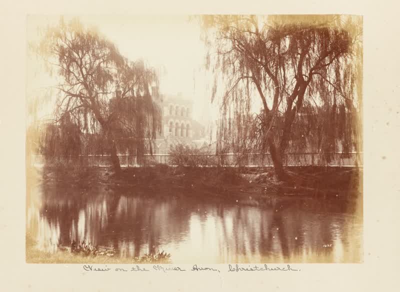 View on the River Avon, Christchurch. From the album: New Zealand album, 1880