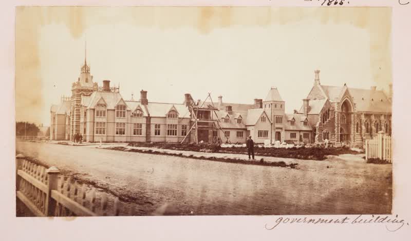 Canterbury Provincial Council Buildings, 1865
