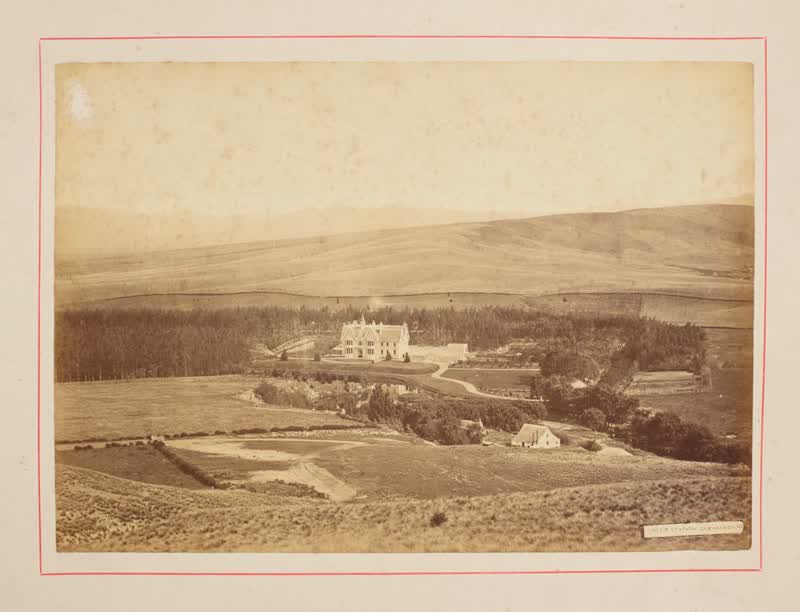 Glenmark Station, North Canterbury.  From the album: New Zealand Scenery, Series 1, 1888