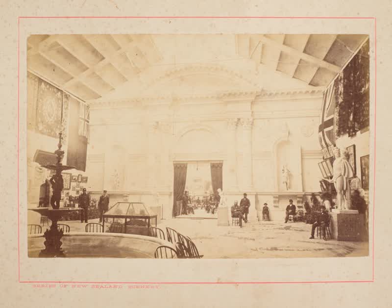 The Exhibition, Christchurch.  From the album: New Zealand Scenery, Series 1, 1880