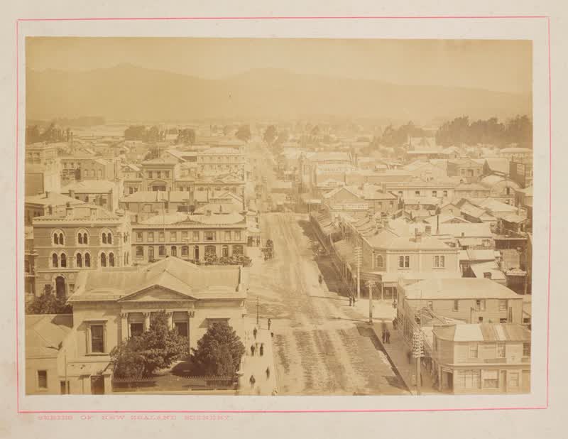Christchurch.  From the album: New Zealand Scenery, Series 1, 1870