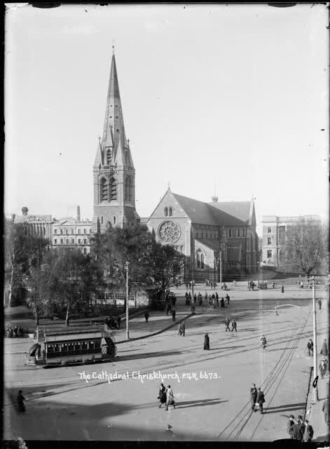 Cathedral Square, Christchurch - Photograph taken by F G R, 2005