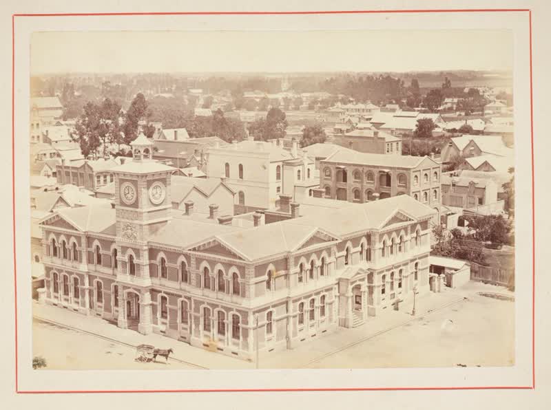 Post Office Christchurch, 1880
