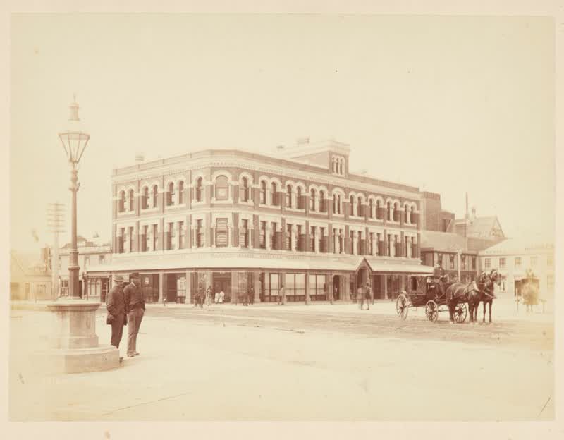 Cathedral Square Christchurch, 1880