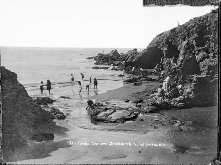 The Rocks, Sumner, Christchurch, 1910