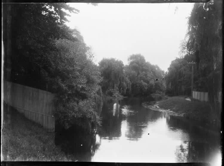 Avon River, Christchurch, 1906, 1900