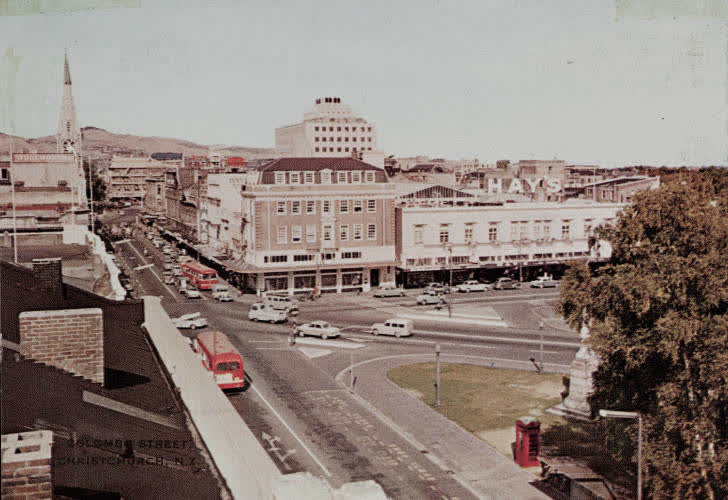 Colombo Street, Christchurch, 1960