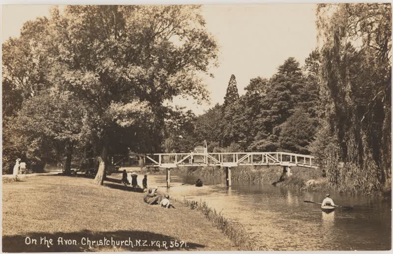 On the Avon, Christchurch NZ, 1926