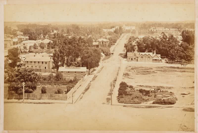 Panorama of Christchurch NZ, from Cathedral Tower. From the album: Panorama of Christchurch NZ, from Cathedral Tower, 1881