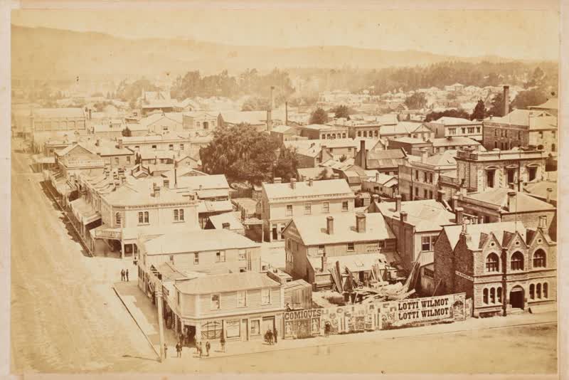 Panorama of Christchurch NZ, from Cathedral Tower. From the album: Panorama of Christchurch NZ, from Cathedral Tower, 1881